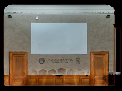 Aixecament de la sala d'actes de la Facultat de Nàutica - UPC