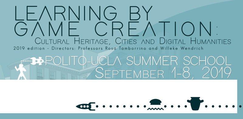 International Summer School on “LEARNING BY GAME CREATION: Cultural Heritage, Cities and Digital Humanities”